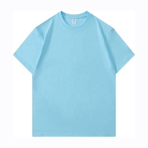 T-shirt de travail ample en tissu peigné pour homme, 100 % coton 230 g/m², blanc, anti-boulochage, formel, pour activités de football et de lenardage - Product Image 5