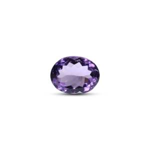 Loose Amethyst Gemstone 8.85 Carat Oval Cut for Fine Jewelry - Product Image 1