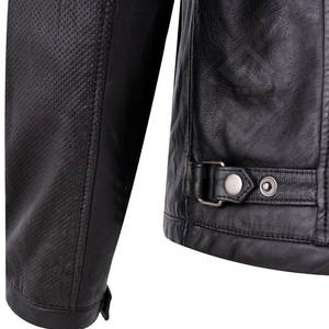 แจ็คเก็ตหนังวัวแท้ผู้ชายสั่งทำขายส่ง พร้อมซิปด้านหน้า สไตล์ลำลอง ระบายอากาศได้ดี เป็นมิตรกับสิ่งแวดล้อม เหมาะสำหรับใส่ในฤดูหนาว - Product Image 5