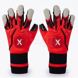 Gants de gardien de but professionnels en caoutchouc avec design flexible des doigts, paume en latex respirant, fermeture antidérapante à scratch - Product Image 2
