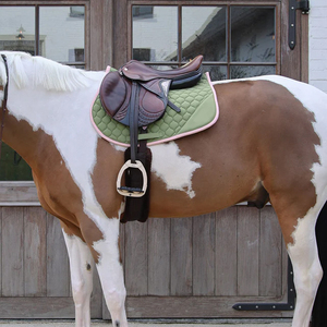 Almohadilla Clásica de Cuero para Silla de Montar 2026, Duradera, de Mezcla de Algodón y Polialgodón, con Correas Reforzadas y Relleno de Algodón, Personalizable - Product Image 6