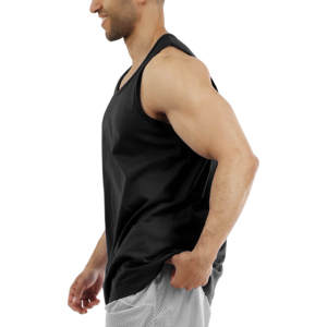 Camiseta Deportiva sin Mangas para Hombre, Diseño Nuevo, Tejido Transpirable de Secado Rápido, Estilo Casual, Personalizable - Product Image 5