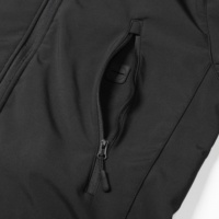 Nouvelle veste tactique à capuche en softshell noir, imperméable et résistante au vent, pour les voyages, la chasse et les activités de plein air