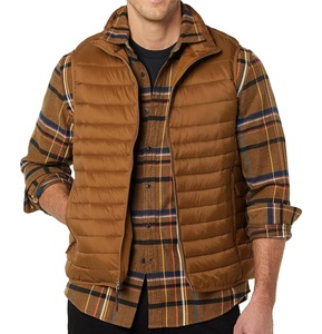 Gilet matelassé sans manches pour homme, design personnalisé OEM, veste d'hiver réversible avec rembourrage, options grandes tailles - Product Image 3