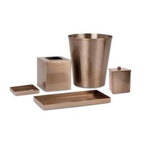 Juego de Baño Decorativo de Metal Ecológico con Acabado Artístico, Personalizable para Proyectos de Decoración de Baños de Lujo - Product Image 1