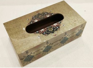 กล่องกระดาษทิชชูลายตะวันออกพร้อมดีไซน์แบบมีร่องสำหรับใช้ในบ้าน - Product Image 5