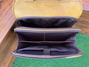 กระเป๋าเดินทางหนังวัวแท้มีล้อลาก, กระเป๋าเดินทางหนังวัวลายดอกไม้ทนทาน - Product Image 4