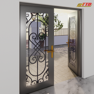 Puertas de Entrada de Hierro con Estilo TTD, Modelo de Puerta de Hierro, 100% Ingredientes de Vietnam, Proporciona Protección Frontal - Product Image 5