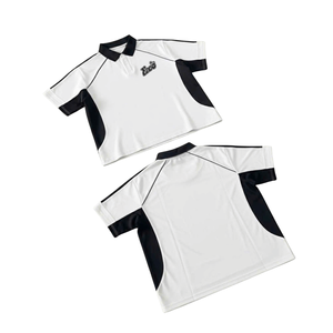 Fabricant de vêtements en gros, impression personnalisée, chemise pour homme à épaules tombantes, style hip-hop, 100% coton, tissu à séchage rapide - Product Image 3