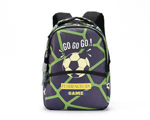 Sac à dos scolaire pour adolescents à imprimé graffiti, imperméable en PU, avec ceinture à coussin d'air, grande capacité, sac de voyage décontracté - Product Image 2