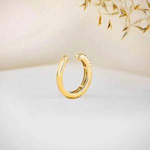 Pendientes de Oreja con Diamantes Cultivados en Laboratorio, Corte Baguette y Redondo, en Oro de 14K, Pendientes Modernos con Diamantes para Mujer, Joyería Elegante - Product Image 5