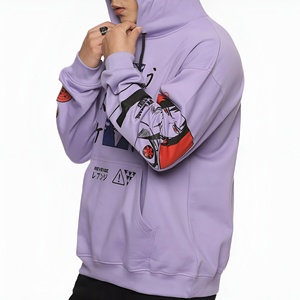 Sudaderas con Capucha Extra Grandes para Hombre, con Logotipo Personalizado, Estilo Casual Urbano, Mezcla de Algodón, Manga Larga, Corte Holgado - Product Image 3