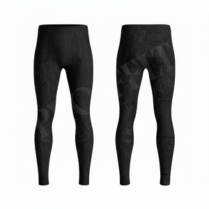 Leggings de compression haute performance OEM ODM, très élastiques, pour la course à pied, la gym, l'entraînement, le fitness, résistants, professionnels, personnalisés - Product Image 6