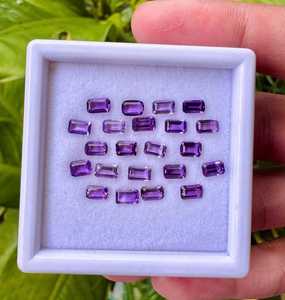Piedras Preciosas de Amatista Natural de la India, Piedras Sueltas Púrpuras, Certificadas por IGI, Ópticas Ligeras para la Fabricación de Joyas, Anillos, Colgantes, Alta Calidad - Product Image 3