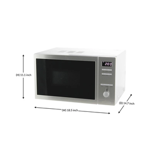 Horno de microondas híbrido E-quator de 0.8 cu.ft con función de estanqueidad incorporada y sin necesidad de soporte - Product Image 4