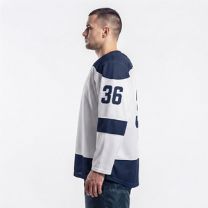 Men Ice Hockey Jersey Breathable Sublimated Men Ice Hockey Jersey Men Full Sleeve Ice Hockey Jerseys - Product Image 3