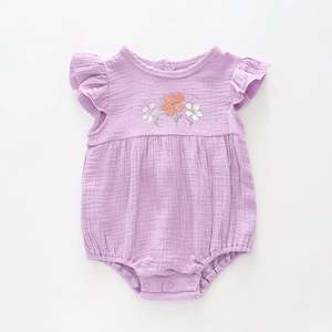Adorable Designer Summer Rompers for Newborns Infants and Baby Best Comfortable Short Sleeve Cotton Fabrics Knitted Item Set - Product Image 3