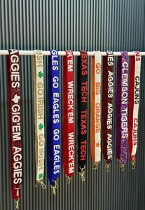 Correa de Cordón con Nombre y Cuentas de Moda para el Día del Partido, Hecha a Mano, con Letras Personalizadas, para Aficionados a Deportes de Equipo, Universitarias, Regalo Único y Accesorio Promocional - Product Image 2