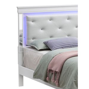 Cama Queen Verona G6790C QB3 Tapizada en Color Plata Champán - Product Image 3