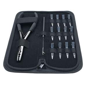 Salon <b>Hair</b> Extension tools Kit with Micro Ring Crimping plier <b>Hair</b> Extension Loop Tool and Sectioning Clips <b>hair</b> extension plier - Product Image 1