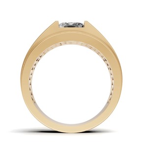Great Quality <b>Emerald</b> <b>Mens</b> Lab Grown Diamond <b>Ring</b> Premium Luxury White Stone Design for Jewelry Collections - Product Image 2