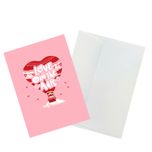 Tarjeta 3D Pop-Up al por Mayor para el Día de San Valentín, Tarjeta de Felicitación con Globo Aerostático, Tarjeta 3D Romántica Hecha a Mano, Impresión Offset - Product Image 5