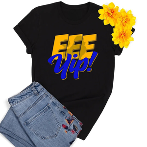 SGRHO EE-YIP เสื้อยืดสีดำที่กำหนดเองตัวอักษรกรีกเสื้อยืดแขนสั้นคอกลมลำลองแฟชั่นฤดูร้อนเสื้อผ้าสำหรับทุกเพศ - Product Image 1
