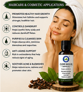 Pure 1 KG Clove Bud Essential Oil Natural Syzygium Aromaticum Steam Distilled Oil for Cosmetic & Skincare Formulation From India - Product Image 6
