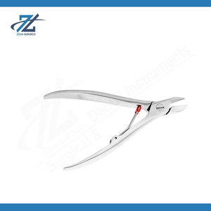 Heavy Duty <b>Pink</b> Cuticle Nipper Stainless Steel Full Jaw Sharp Waterproof Nail Care Manicure Instrument Manufacturer Pakistan - Product Image 6