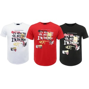 T-shirt en coton et polyester personnalisé grande taille avec logo imprimé, effet délavé minéral et délavé à la pierre, motif dessin animé – Nouvelle collection - Product Image 6