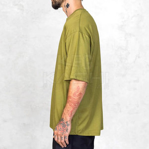 Camiseta Moderna de Hombros Caídos y Corte Holgado para Hombre, Ideal para Gimnasio, Fitness, Running, Entrenamiento y Uso Diario - Product Image 4