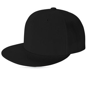Casquettes Snapback à 5 panneaux à visière plate, nouveau style, logo personnalisé, réglables, casquettes de baseball Hip Hop, OEM, 100% coton, casquettes et chapeaux en polyester - Product Image 2