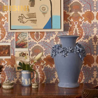 Vase FLORAFANTASIA haut de gamme moderne fait main pour table de salon, ornement décoratif exquis pour anniversaire