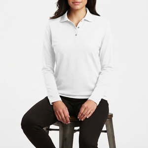 Customized <b>Women</b> <b>Polo</b> <b>Shirt</b> excellent quality perfectly fitting low MOQ product on <b>women</b> <b>polo</b> <b>shirt</b> - Product Image 4