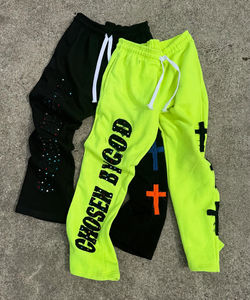 Chándal Unisex Cómodo de Peso Medio con Diseño de Logotipo de Marca, Bordado Desgastado, Estilo Clásico y Gráficos Urbanos - Product Image 3