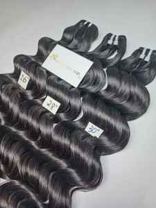 Meilleure vente 2024 qualité supérieure 100% vierge vague naturelle Machine Double trame extensions de cheveux humains expédition rapide - Product Image 4