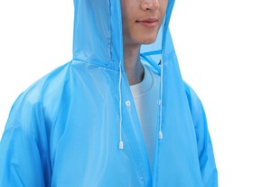 Veste de pluie bomber unisexe imperméable et respirante, coupe-vent automne-printemps pour la randonnée et l'équitation, logo personnalisé, vente en gros OEM, longue veste de pluie - Product Image 6