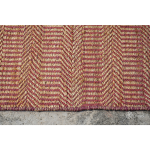 Tapis en jute ondulé RTS Natural Fiber Blush |   Tapis à poils ras en gros, directement de l'usine - Product Image 4