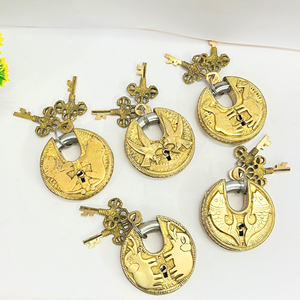 New Arrival Brass & Steel <b>Padlock</b> High Security Premium Lock Hardened Shackle Door Gate <b>Padlock</b> Warehouse Commercial Industrial - Product Image 6