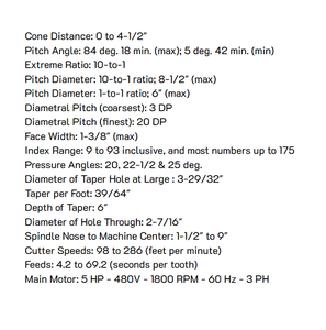 เครื่องกัดเฟืองซีเอ็นซี Gleason 104 แบบ 6 แกน สำหรับการตัดเฟืองความแม่นยำสูงและการผลิตในอุตสาหกรรม - Product Image 3