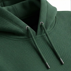 Conjunto de 2 Piezas para Mujer, Sudadera con Capucha y Pantalones Cortos, Color Sólido, Felpa, Corte Holgado, Largo por Encima de la Rodilla, para Primavera/Verano - Product Image 4