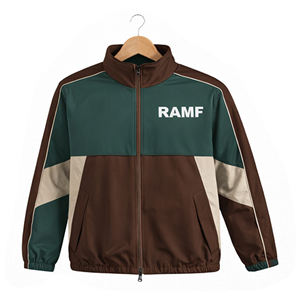 แจ็คเก็ตบอมเบอร์กันลมกันน้ำระบายอากาศได้ดี  สำหรับฤดูหนาว  หลากสี  โลโก้ด้านหน้า  ผ้าโพลีเอสเตอร์  สไตล์โค้ช  สตรีทแวร์  แฟชั่น  ใส่ได้ทั้งชายและหญิง - Product Image 6