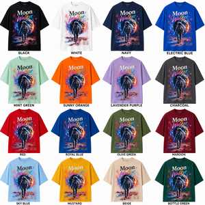 Camiseta de Manga Larga con Estampado de Astronauta Moon Walker para Hombre, Color Personalizado, Cuello Redondo, Corte Regular, Informal, 100% Algodón Jersey Terry - Product Image 6