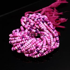 Cuentas Redondas Lisas de Ópalo Rosa de 5-6 mm para la Fabricación de Joyas, Cuentas de Piedras Preciosas de Ópalo Natural AAA, Hilo de 13 Pulgadas a Precio de Mayoreo - Product Image 2