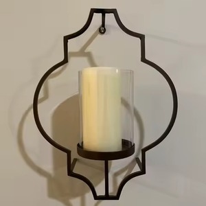 เชิงเทียนติดผนังโลหะตกแต่งผนังบ้าน - Product Image 4