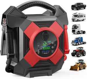 Nouveau Démarreur de Camion Robuste pour Véhicules Utilitaires, CAT797 12V/24V Chargeur de Batterie au Lithium à Commutation Intelligente, Pack de Démarrage d'Urgence pour Conditions Extrêmes - Product Image 1