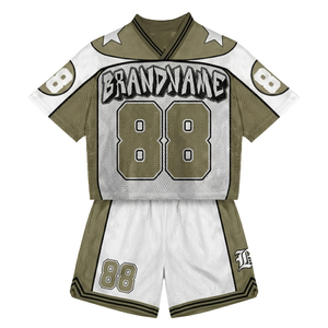 ชุดเซ็ตเสื้อเจอร์ซีย์ตาข่ายระบายอากาศและกางเกงขาสั้นสำหรับผู้หญิง ผ้าโพลีเอสเตอร์ 160 GSM สีน้ำเงินรอยัล พร้อมโลโก้แบบซับลิเมชั่นสั่งทำพิเศษ - Product Image 4