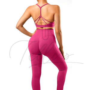 New Arrivals 2-Piece Yoga Sets for Women-High Waist Breathable Spandex Polyester Workout Clothing 2026 New Designs - Product Image 2