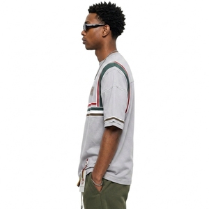 T-shirt Col Rond Uni Personnalisable en Polyester/Coton Tricoté Lourd de Haute Qualité, Écologique, Séchage Rapide, Respirant, Anti-Plis - Product Image 2