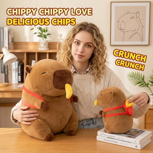 Aika Mignon Crocodile qui mord Capybara Jouets en peluche animaux interactifs doux et amusants Cadeau - Product Image 2